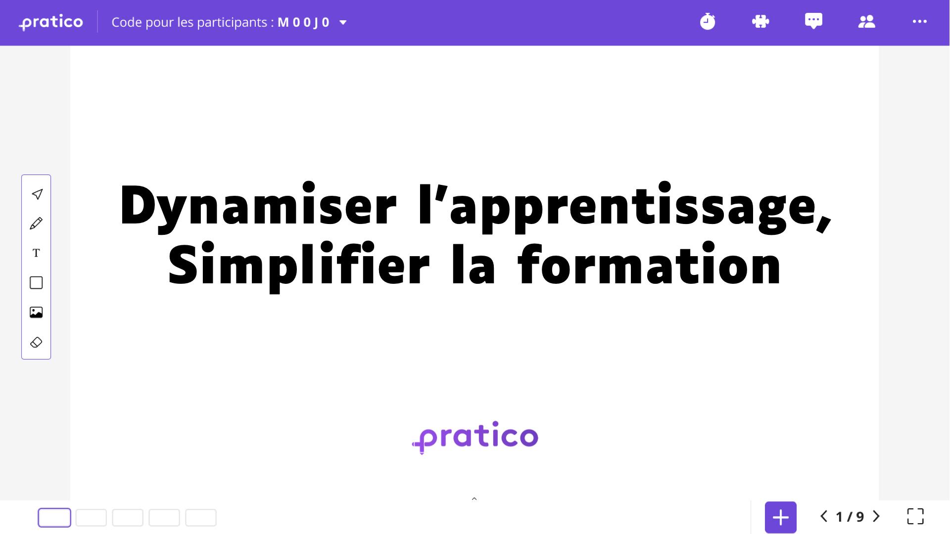 Pratico, l'outil le plus pratique pour animer vos formations !