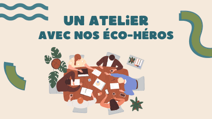 Illustration de la contrepartie 'Atelier avec les Éco-Héros dans votre entreprise '