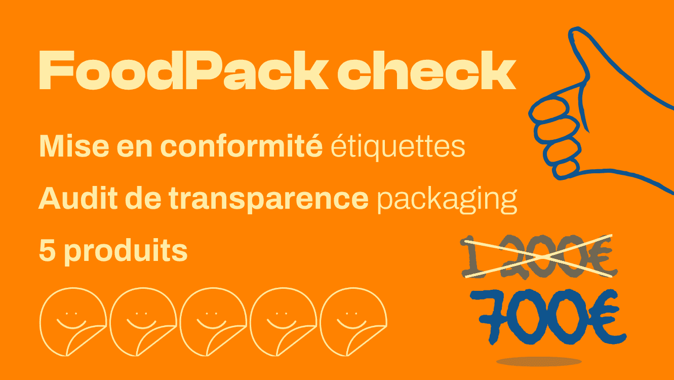 Illustration de la contrepartie 'FoodPack check'