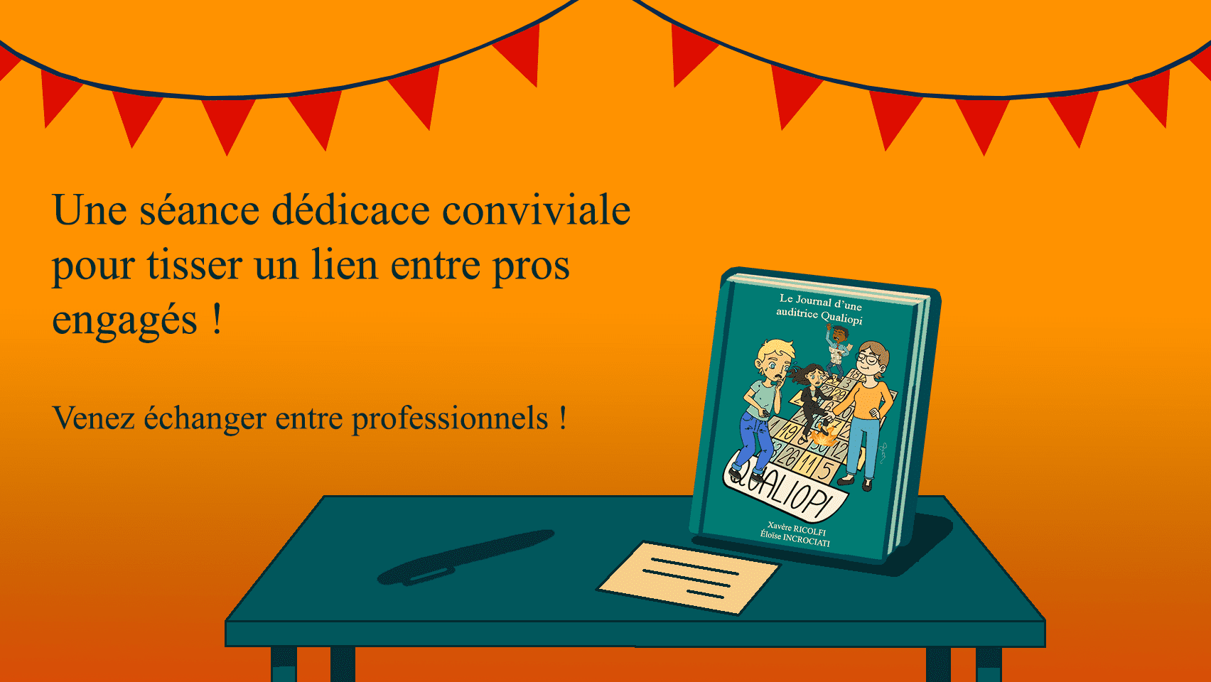 Illustration de la contrepartie 'Livre dédicacé + échange de pratiques (Offert)'