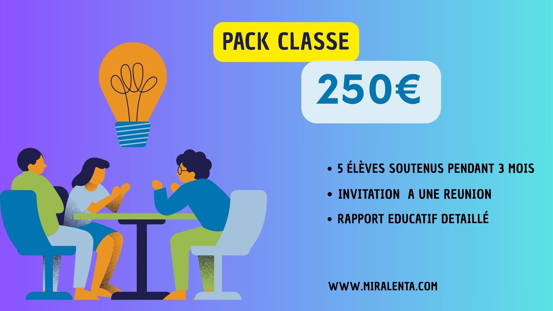 Illustration de la contrepartie 'Pack Classe'