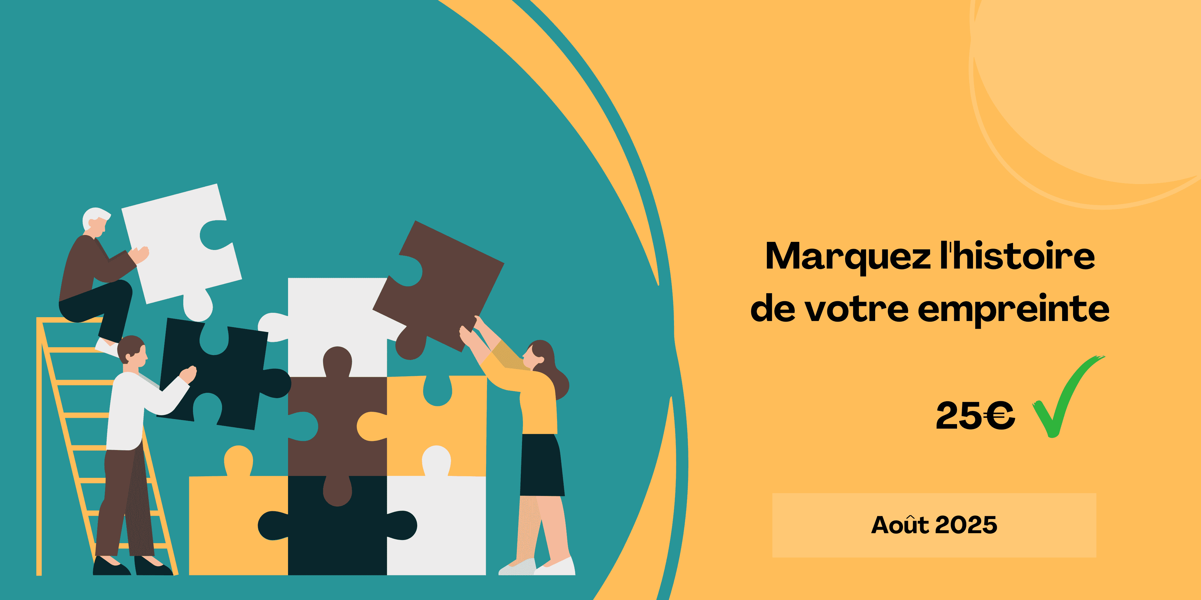 Illustration de la contrepartie 'Marquez l'histoire de votre empreinte'