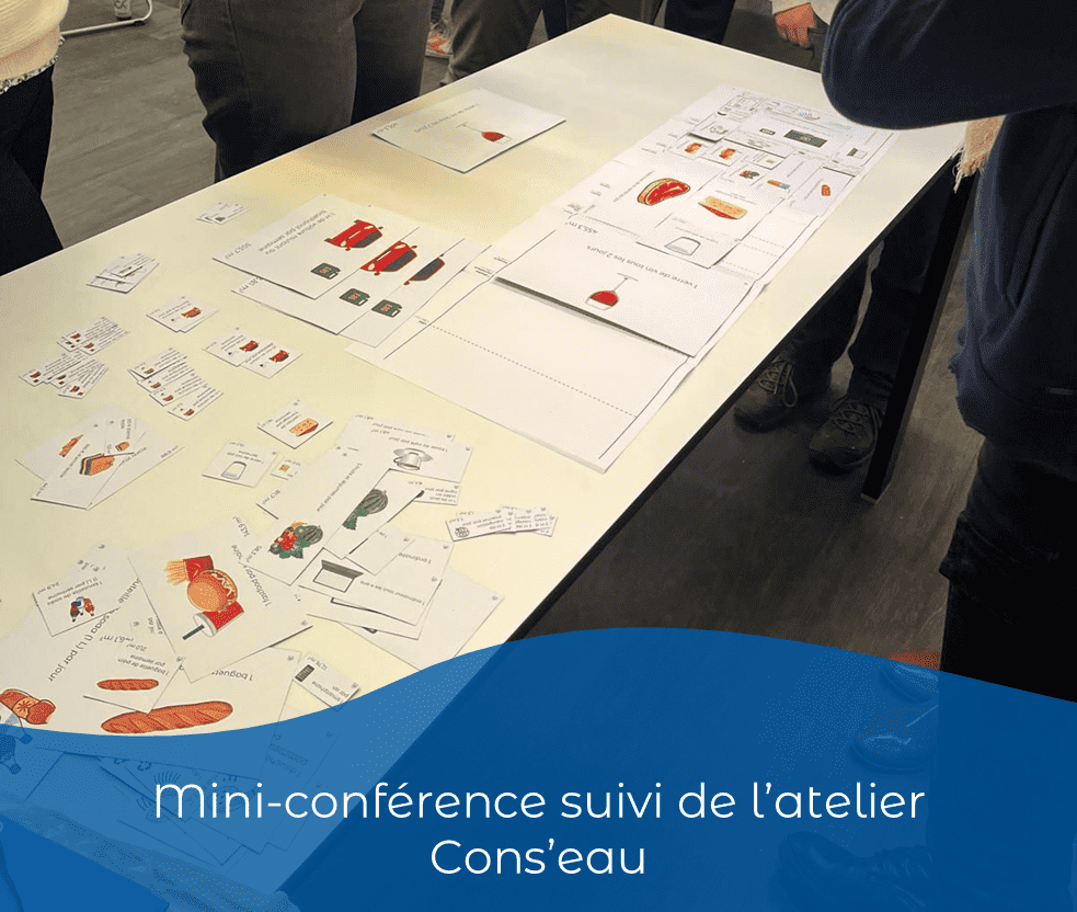 Illustration de la contrepartie 'Mini-conférence et atelier Cons’eau (1 place)'