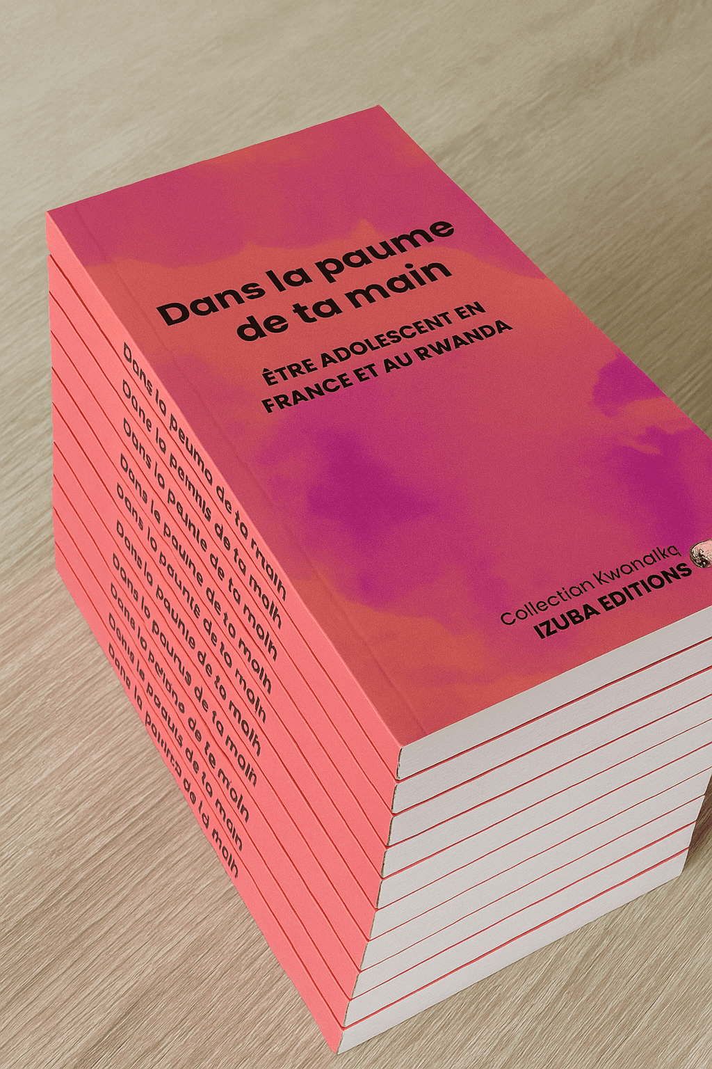 Illustration de la contrepartie '10 exemplaires du livre Dans la paume de ta main'
