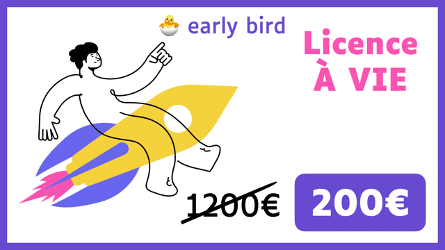 Illustration de la contrepartie 'Licence à vie à Pratico (Early Bird) : premiers arrivés, premiers servis !'