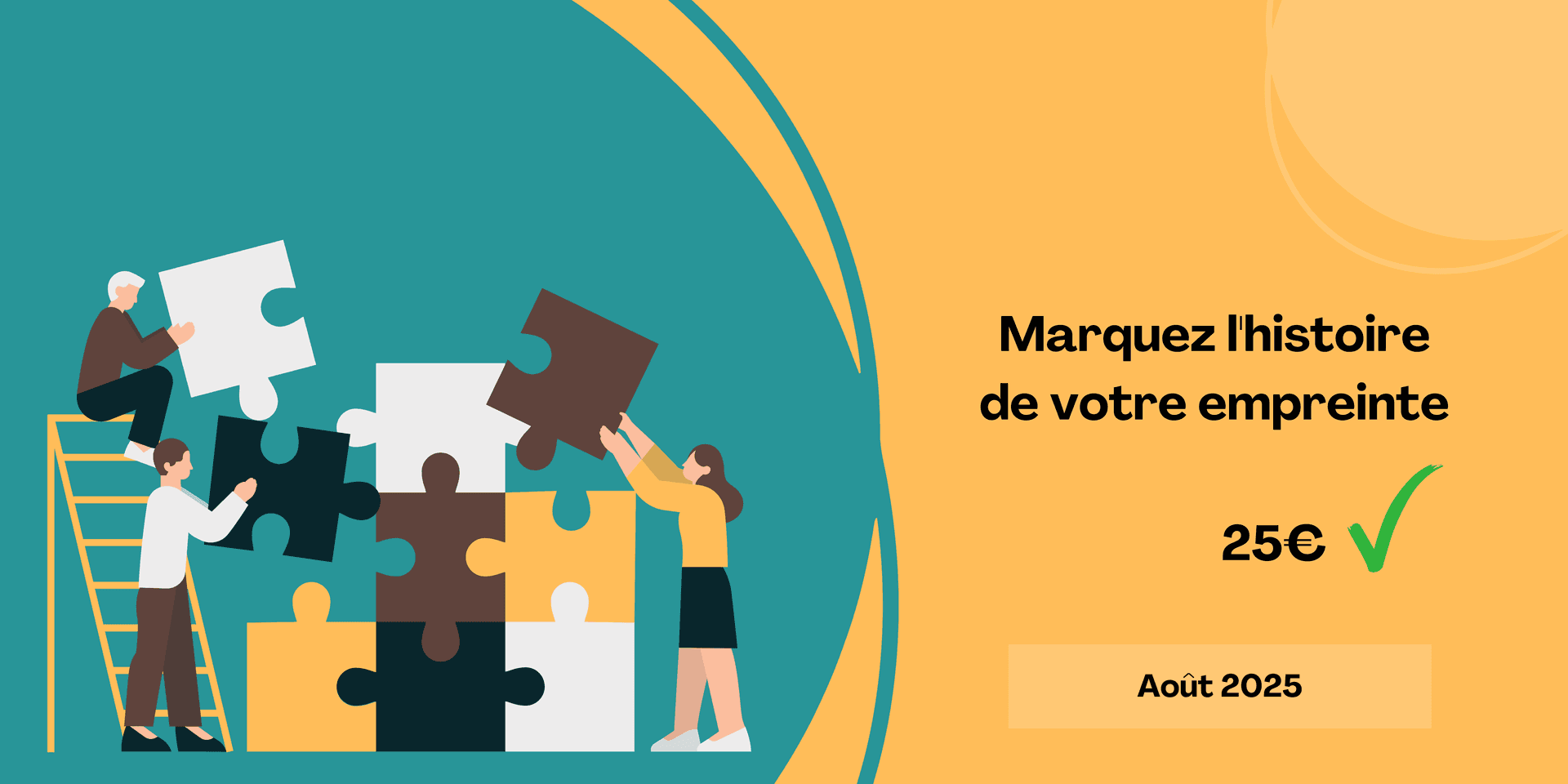 Illustration de la contrepartie 'Marquez l'histoire de votre empreinte'