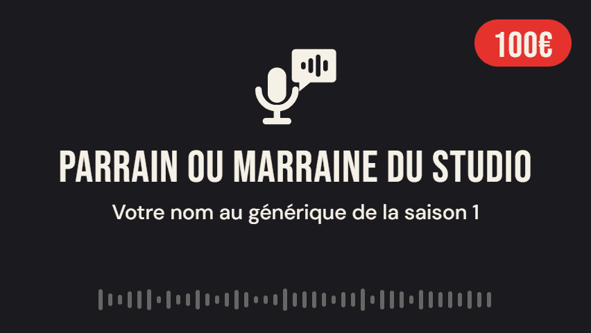 Illustration de la contrepartie 'Parrain ou marraine du studio'