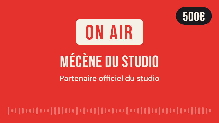 Illustration de la contrepartie 'Mécène du studio'