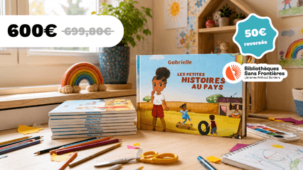 Illustration de la contrepartie 'UN LIVRE PERSONNALISÉ POUR TOUS - LE PACK B2B'